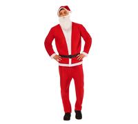 Bristol NoveltyAdulto Unisex Babbo Natale Costume (BN6199)