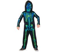 Bristol NoveltyBambini Scheletro Neon Costume (BN6147)