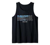 Bristol - Prefettura di Bristol UK City England Vintage Design Canotta