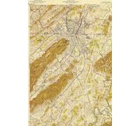 Bristol Tennessee Map Journal: Vintage Map Notebook
