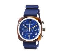 Briston Clubmaster Classic Chronograph 40mm Navy Blue Dial Watch 15140.SA.T.9.NNB