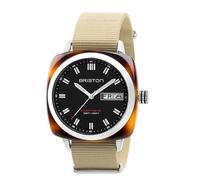 BRISTON Orologio unisex al quarzo con cinturino in acciaio inossidabile 17342.SA.TS.1.NK, beige, striscia