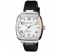 Briston Streamliner Urban Automatic Watch 23640.S.T.2.RB - White Dial, Black Rubber Strap