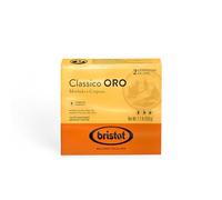 Bristot, Caffè Macinato Classico Oro - Totale 500g - Caffè in Polvere per Moka, Miscela dal CentrAfrica e India Lieve Acidità e Elevata Intensità - Set da 2 Confezioni da 250g