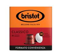Bristot, Intenso - 120 Capsule Compatibili Nespresso - Miscela di Caffè dal carattere intenso, Note di Cioccolato al Latte e Legni Pregiati - 4 Confezioni da 30 capsule