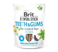 BRIT BRIT Dental Stick Teeth and Gums camomilla e salvia 251 g snack dentale per cani che supporta la salute dei denti e delle gengive