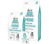 Brit Care Cane Mini Grain Free Light&Sterilised Rabbit&Salmon 2 Kg