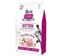 Brit Care Cat Grain-Free Kitten Healthy Growth & Development Con pollo e tacchino 2kg + sorpresa per il gatto GRATIS