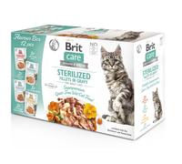 BRIT CARE Cat Sterilized Filetti in salsa 12x85g