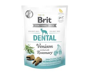 BRIT Care Dog Functional snack Dental Venison 150g Una delizia di selvaggina per denti sani
