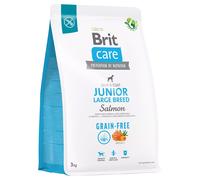 Cibo secco con salmone per cani Brit Care Grain-free Junior Large Breed, 3 kg, Brit