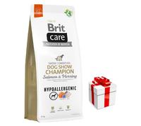 BRIT CARE Dog Hypoallergenic Dog Show Champion Salmone e Aringa 12kg +sorpresa per il vostro cane