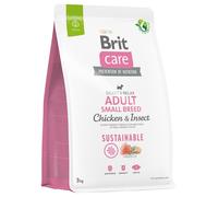 Cibo secco con pollo e insetti per cani di piccola taglia, 3 Kg, Brit