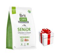 BRIT CARE Dog Sustainable Senior Chicken & Insect 3kg