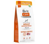BRIT CARE Dog Hypoallergenic Adult Medium Breed Lamb 12 kg + 2 kg