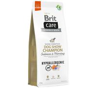 BRIT CARE Dog Hypoallergenic Dog Show Champion Salmone e Aringa 12kg +sorpresa per il vostro cane