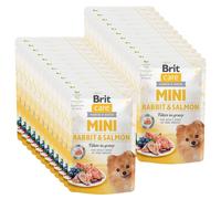 Brit Care Mini Filetti in salsa di coniglio e salmone 24x85g