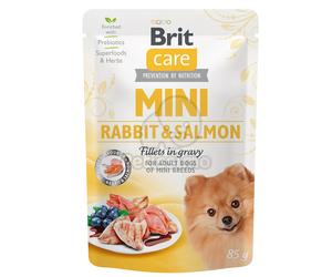 Brit Care Mini Fillets in Gravy - Rabbit & Salmon 85 g