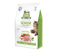 Brit Care Grain-Free Senior Weight Control Con pollo 2kg + sorpresa per il gatto GRATIS