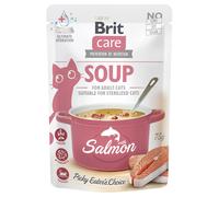 Brit Care Soup 15 x 75 g umido gatto - Salmone