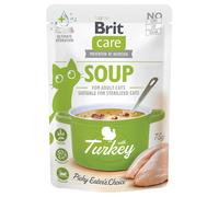 Brit Care Soup 15 x 75 g umido gatto - Tacchino