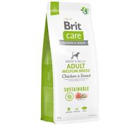 BRIT Care Sustainable Adult Medium Breed con pollo e insetti 12+2 kg