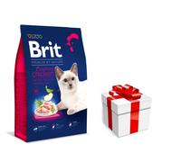 BRIT Cat Premium By Nature Sterilised Chicken 8kg + sorpresa per il gatto GRATIS