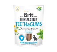 Brit Snack per cani Dental Stick Denti & Gengive con Camomilla & Salvia 251 g (7 pz)