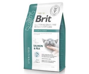 BRIT Grain Free Veterinary Care Cat Sterilised Salmon Pea 2 kg