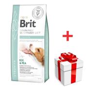 Brit Grain Free Veterinary Diet Dog Struvite Uovo e piselli 12kg + una sorpresa per il vostro cane GRATIS!
