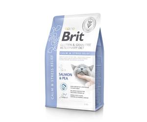 BRIT Grain Free Veterinary Diets Cat Calm Stress Relief Salmon Pea 2 kg