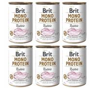 Brit Mono Protein cibo umido per cani e cani per cani, 6 x 400 g, delizioso