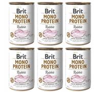 Brit Mono Protein cibo umido per cani e cani per cani, 6 x 400 g, delizioso