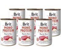 Brit Mono Protein Manzo e riso integrale 400g