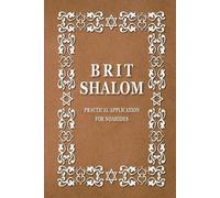 Brit Olam BRIT SHALOM by RABBI OURY CHERKI in English, paperback (Tascabile)