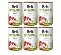 BRIT Pate&Meat duck 400g paté d'anatra per cani