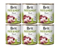 BRIT Pate&Meat duck 6 x 800g paté d'anatra per cani