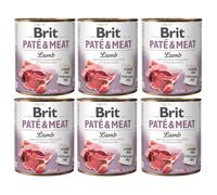 BRIT Pate&Meat Lamb 6 x 800g paté di agnello per cani