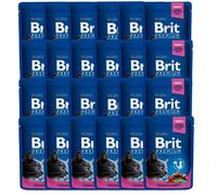 BRIT Premium Adult Chicken and Turkey 24 x 100g
