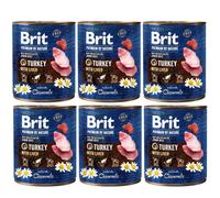 BRIT Premium by Nature 6 x 800g cibo per cuccioli a base di tacchino e fegato