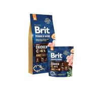 Brit Premium by Nature Adult M Crocchette cane - 15 kg