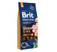 Brit Premium By Nature Adult M Con pollo 15kg + sorpresa per il cane GRATIS