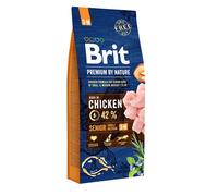 Brit Premium By Nature Senior S+M Con pollo 15kg + sorpresa per il cane GRATIS