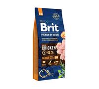 BRIT Premium By Nature Chicken Senior Small Medium S+M cibo secco per cani 15kg