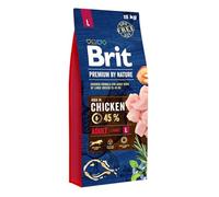 Brit Premium By Nature Adult L – con pollo – 15 kg (+sorpresa per il cane GRATIS)