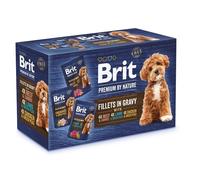 BRIT Premium by Nature Dog Fillets in Gravy Multipack 12x85g cibo umido in salsa per cani adulti