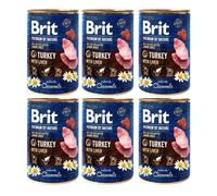 BRIT Premium by Nature Junior Turkey and liver 6 x 400g cibo per cuccioli a base di tacchino e fegato