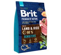 Brit Premium by Nature Sensitive – con agnello e riso – 15 kg + sorpresa per cani GRATIS