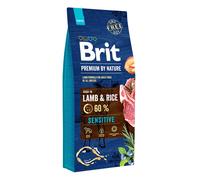 Brit Premium by Nature Sensitive – con agnello e riso – 15 kg + sorpresa per cani GRATIS