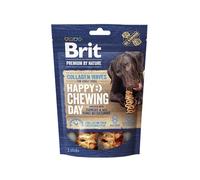 Brit Premium by Nature - Snack ondulati per cani, collagene e burro di arachidi, 2 pezzi
